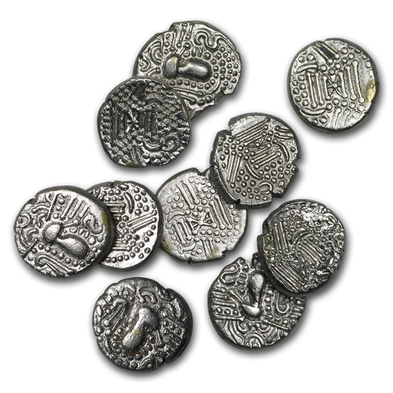 11th century India Chalukya Empire Silver Drachm XF 11th century India Chalukya Empire Silver Drachm XF